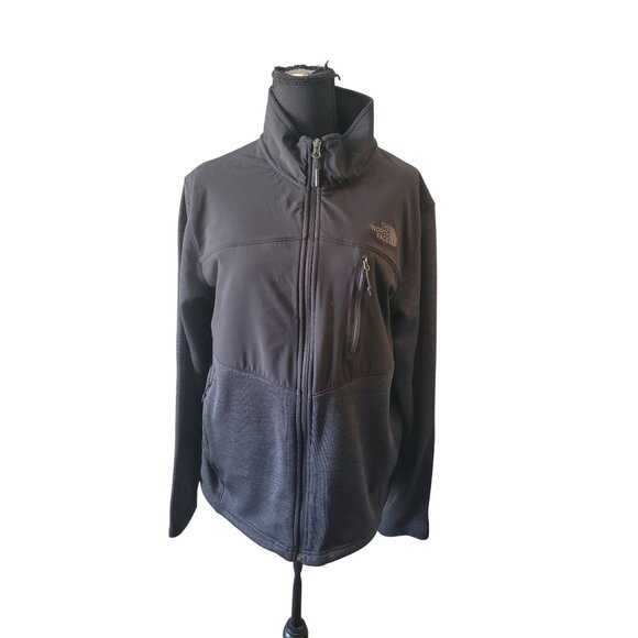 The North Face Black Lightweight Full Zipper Pockets Jacket size L Outer Wear - Picture 1 of 9